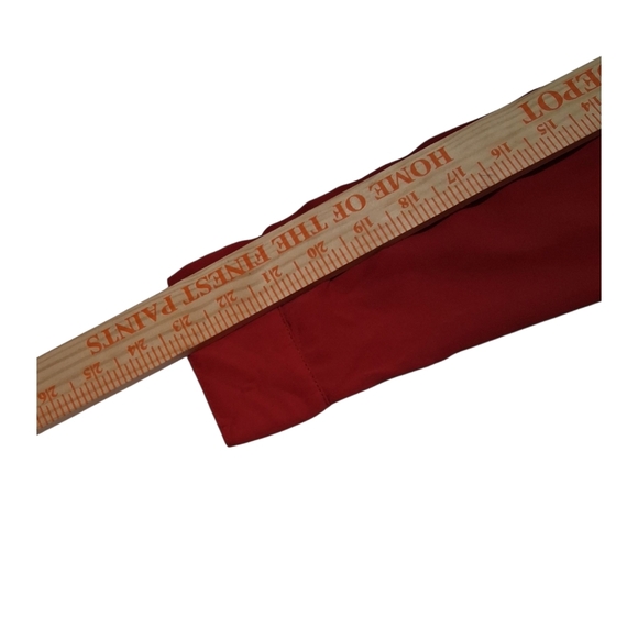 SALE EUC Sam Edelman Sz. M Red V-Neck Button Down Long Sleeve Top - Picture 10 of 12